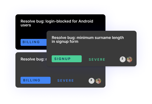 Jira bug items