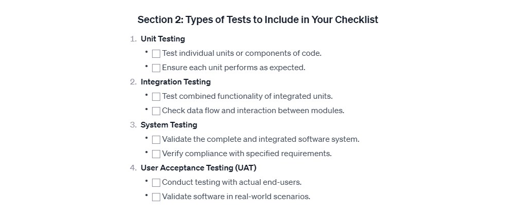 The Only Software Testing Checklist You Need