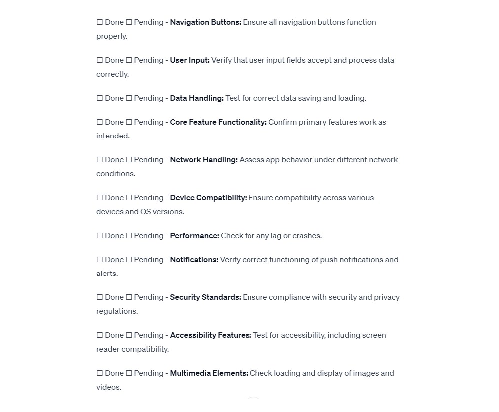 The Only Software Testing Checklist You Need