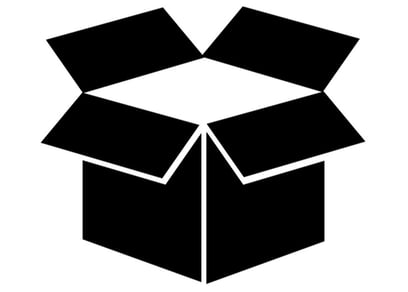 Black box testing icon