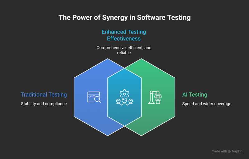 Traditional Software Testing AI testing vs traditional software testing